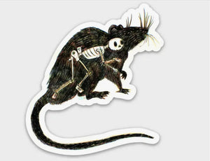 Rat Animus Sticker by Cat Rocketship