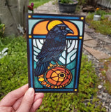 Raven Postcard by Sarah Angst