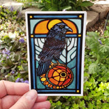 Raven Moon Sticker by Sarah Angst