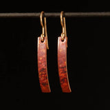 Single Drop Earrings by David M Bowman Studio