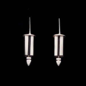 Linear Earrings by Kenneth Pillsworth