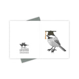 Commencement Day Chickadee Card by Burdock & Bramble
