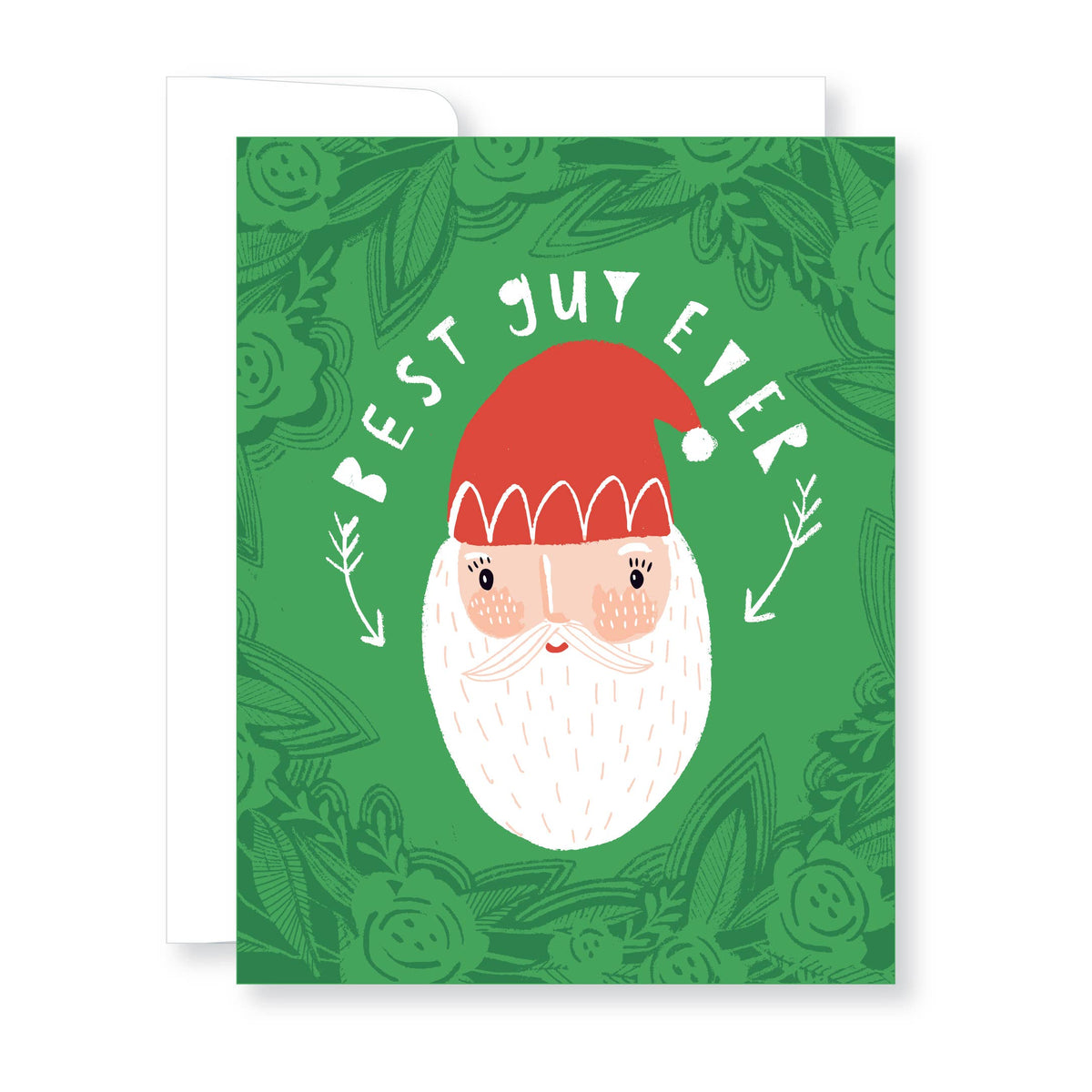 Christmas Santa Greeting Card from Great Arrow Cards – Outside the ...
