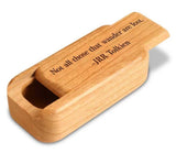 J.R.R. Tolkien Lost Quote 3” Medium Narrow Secret Box by Heartwood Creations