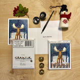 The Moose Greeting Card by Sarah Angst