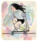 Skater Girl Sticker from Artists to Watch