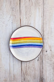 Rainbow Large Round Plate by ZPots
