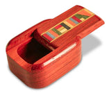 Assorted Inlay 2" Medium Narrow Secret Box by Heartwood Creations