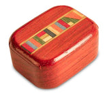 Assorted Inlay 2" Medium Narrow Secret Box by Heartwood Creations