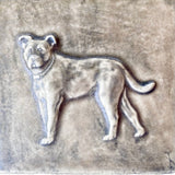 Staffordshire Dog 4" x 4" Tile by Whistling Frog