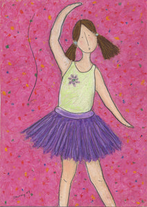 Pink Pirouette Reproduction by Stormy Mochal