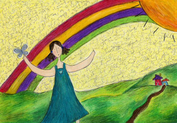 Butterfly Rainbow Reproduction by Stormy Mochal