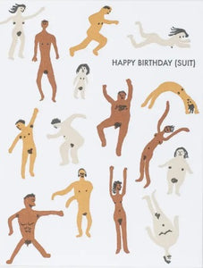 Birthday Suit Greeting Card by Egg Press Manufacturing