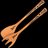 11" Cherry Salad Set by MoonSpoon