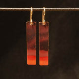 Single Drop Earrings by David M Bowman Studio