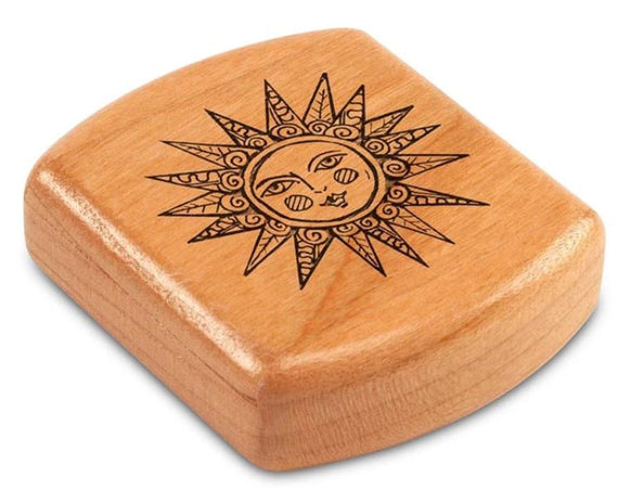 Sunshine 2” Flat Wide Secret Box by Heartwood Creations