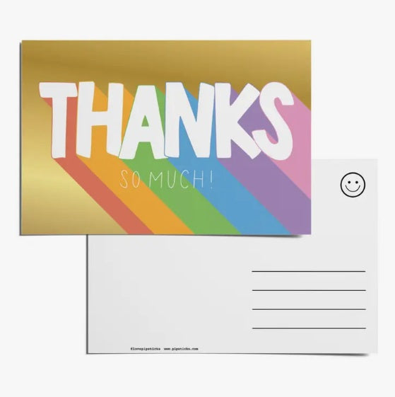 Thanks So Much Postcard Pack by Pipsticks