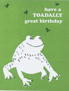 Toad Birthday Greeting Card by Egg Press Manufacturing