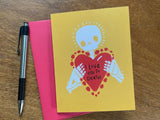 To Death Greeting Card by Cat Rocketship