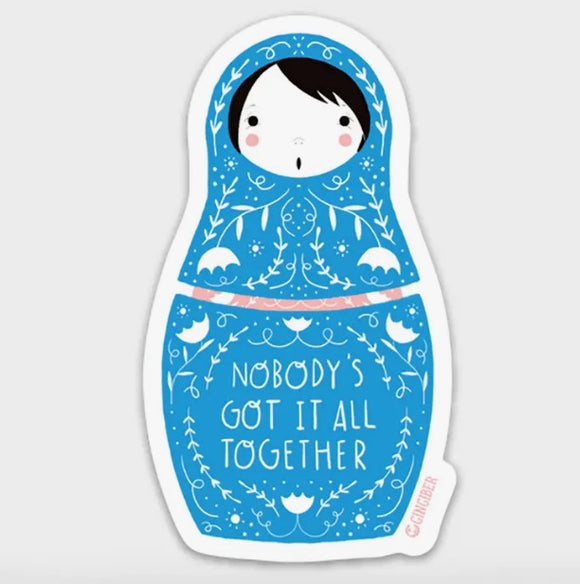 Got It Together Sticker by Gingiber