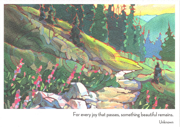 Trail Away Sympathy Card from Artists to Watch
