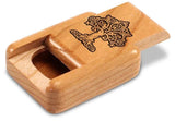 Tree of Life 2” Flat Narrow Secret Box by Heartwood Creations