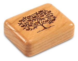 Heart Tree 2” Flat Narrow Secret Box by Heartwood Creations