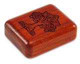 Tree of Life 2” Flat Narrow Secret Box by Heartwood Creations