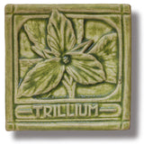 Trillium 4" x 4" Tile by Whistling Frog
