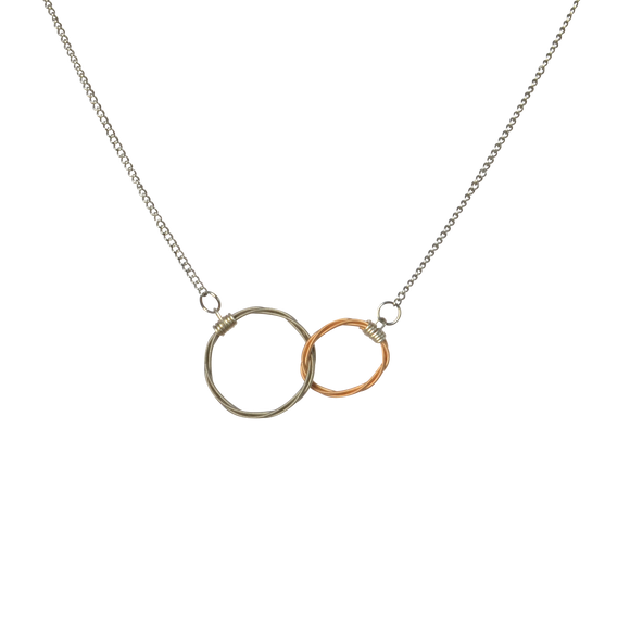 Harmony Necklace - Two-Tone by High Strung Studios