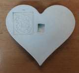 Keyhole Heart Wall Tile by Whistling Frog