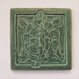 Turtle 6" x 6" Tile by Whistling Frog