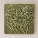 Daisies 4" x 4" Tile by Whistling Frog