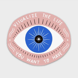 Visualize Life Sticker by Gingiber