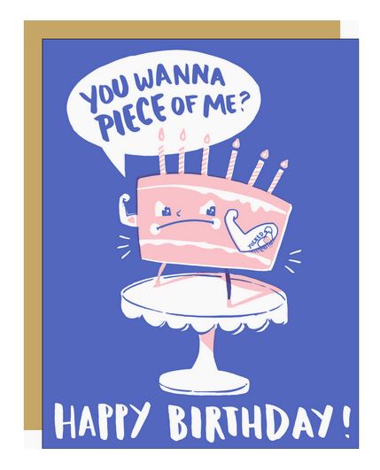 Yolked Birthday Greeting Card by Egg Press Manufacturing